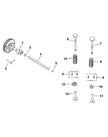 Camshaft & valves - group 4