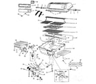 Craftsman 2581550200 grill and burner assembly diagram