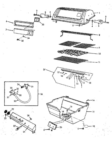 Grill and burner