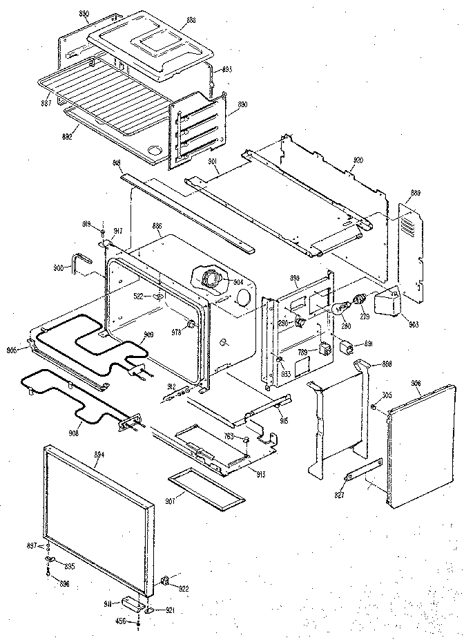 Upper oven