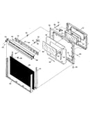 Lower oven door