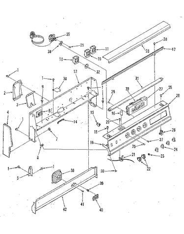 Backguard section