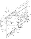 Backguard section