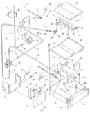 Broiler and oven burner section
