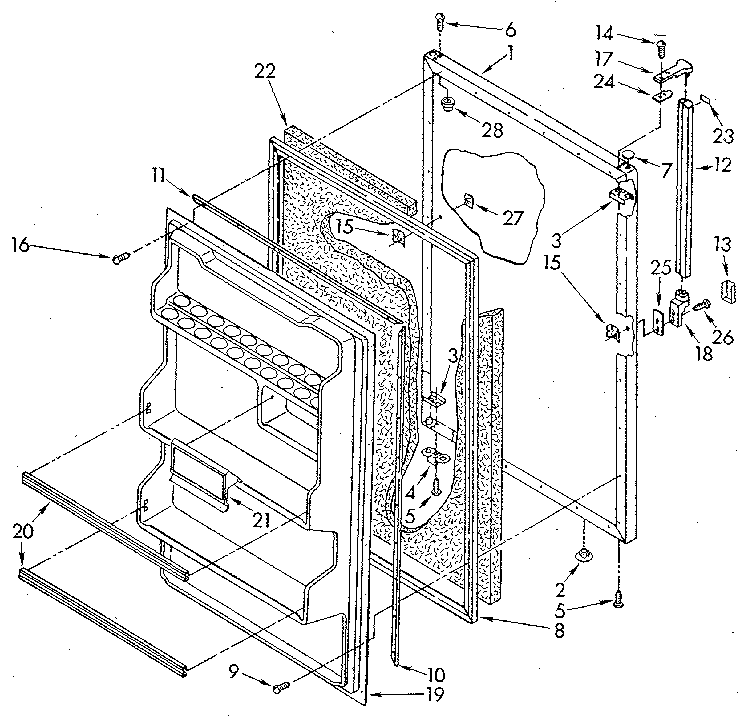 REFRIGERATOR DOOR