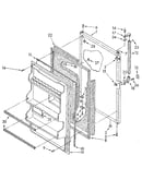 Refrigerator door