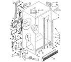 Kenmore 1068552780 cabinet diagram