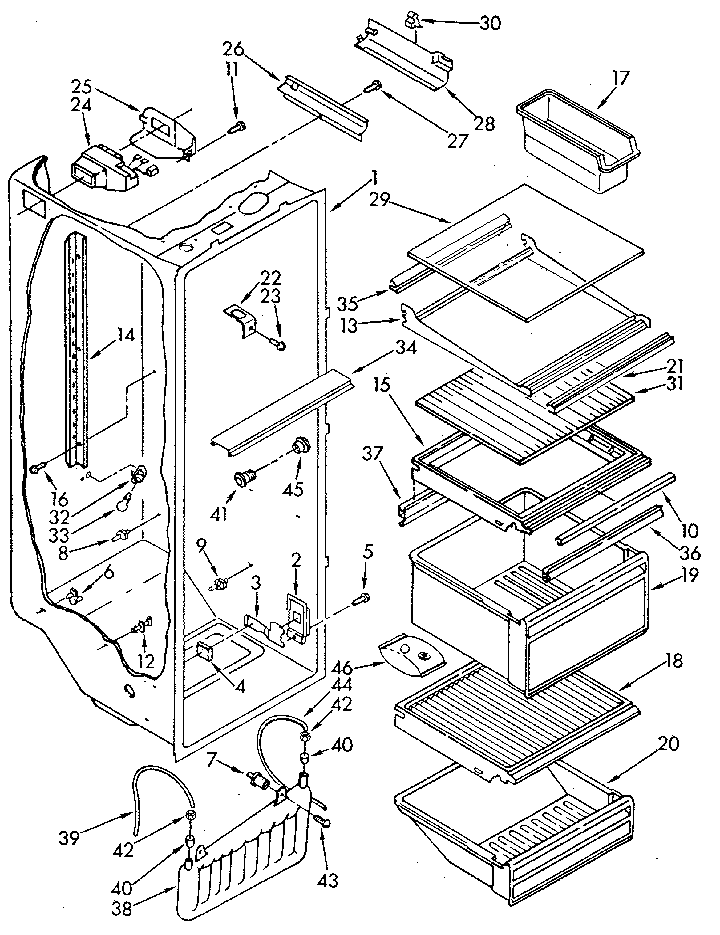 Refrigerator liner