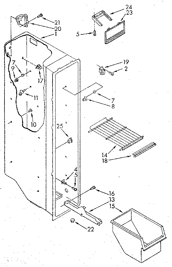 Freezer liner