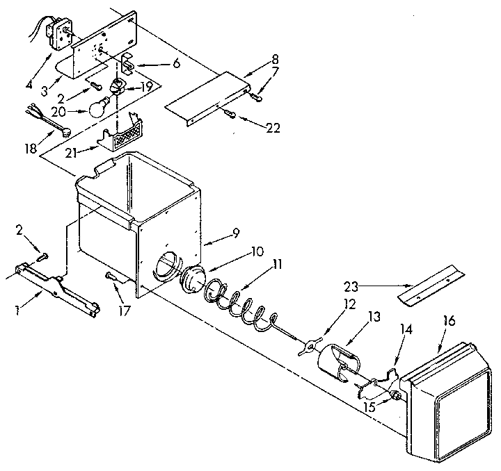 Freezer interior