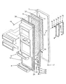 Refrigerator door