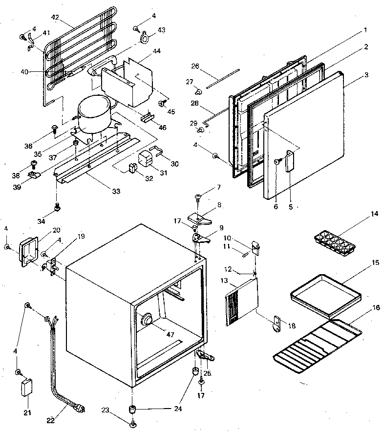 Refregerator compact