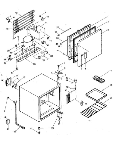Refregerator compact