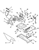 Dryer-motor, blower, belt