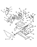 Dryer-motor, blower, belt