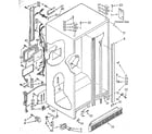 Kenmore 1069505712 cabinet diagram