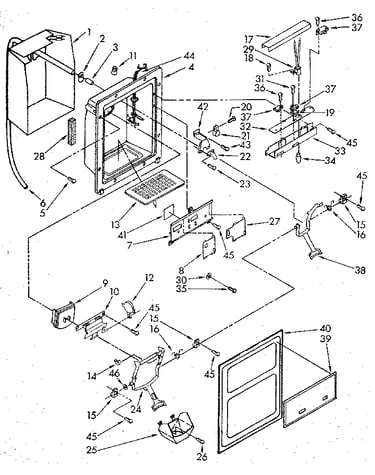 Dispenser front