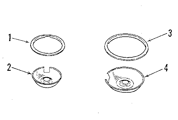 OPTIONAL  DRIP PANS AND RINGS