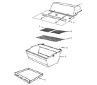 Kenmore 13851 grill assembly diagram