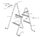 Sears 167411040 step assembly diagram