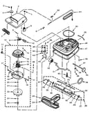 Nozzle and motor assembly