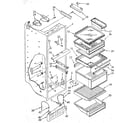 Kenmore 1069507682 refrigerator liner diagram