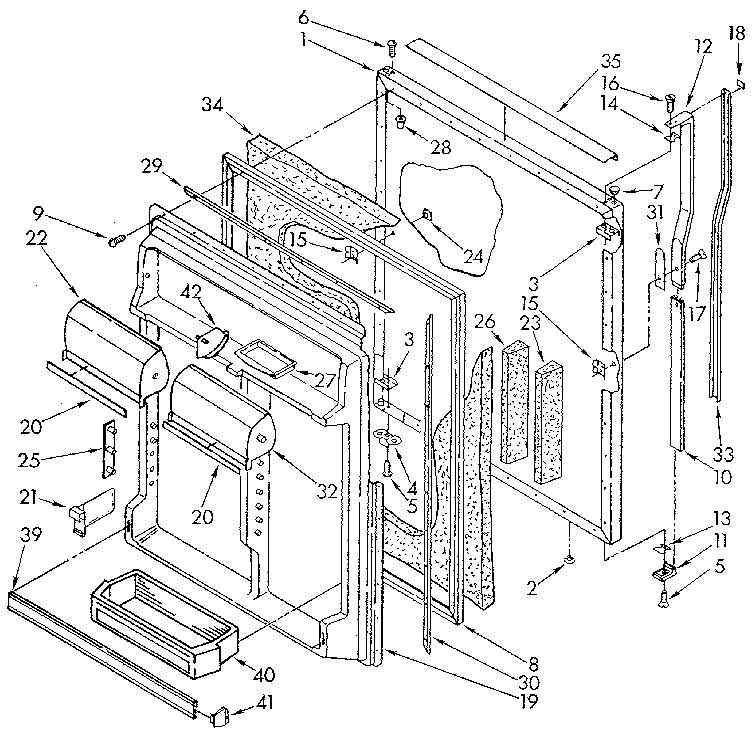 REFRIGERATOR DOOR