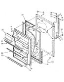 Refrigerator door