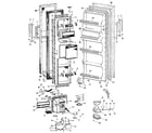 GE TFX22PLK doors diagram
