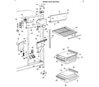 GE TFX22PLJ fresh food section diagram