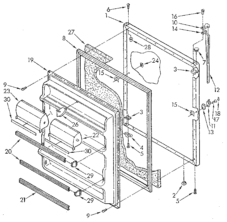 REFRIGERATOR DOOR