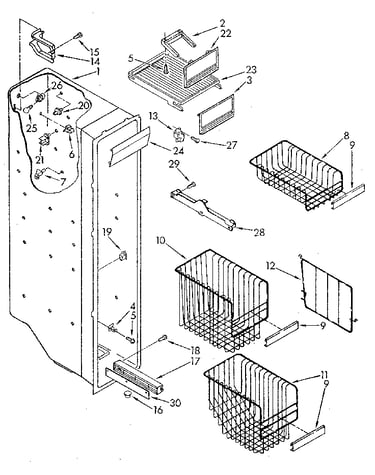 Freezer liner