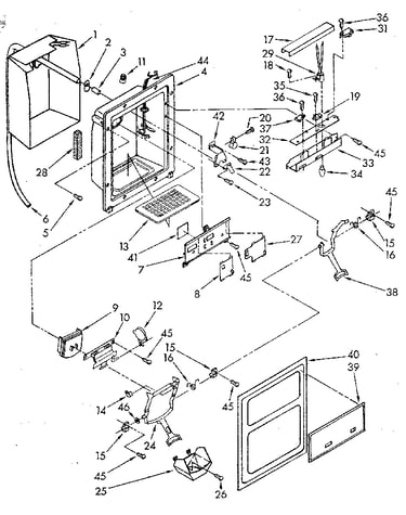 Dispenser front
