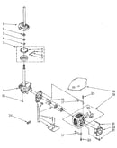 Brake, clutch, gearcase, motor and pump