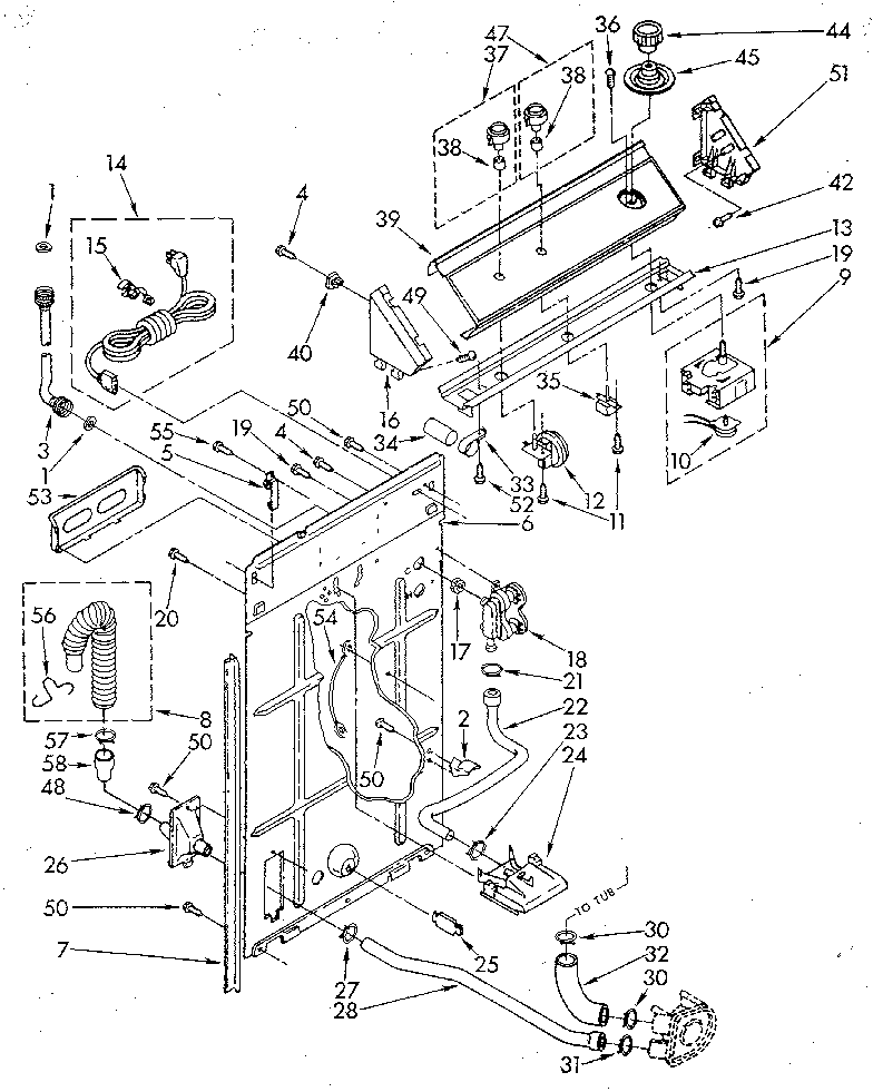 Controls and rear panel