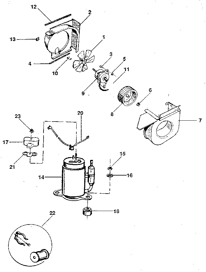 Air handling and compressor