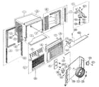 Goldstar GA-0510AC cabinet parts diagram