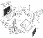 Goldstar GA-0510AC unit parts diagram