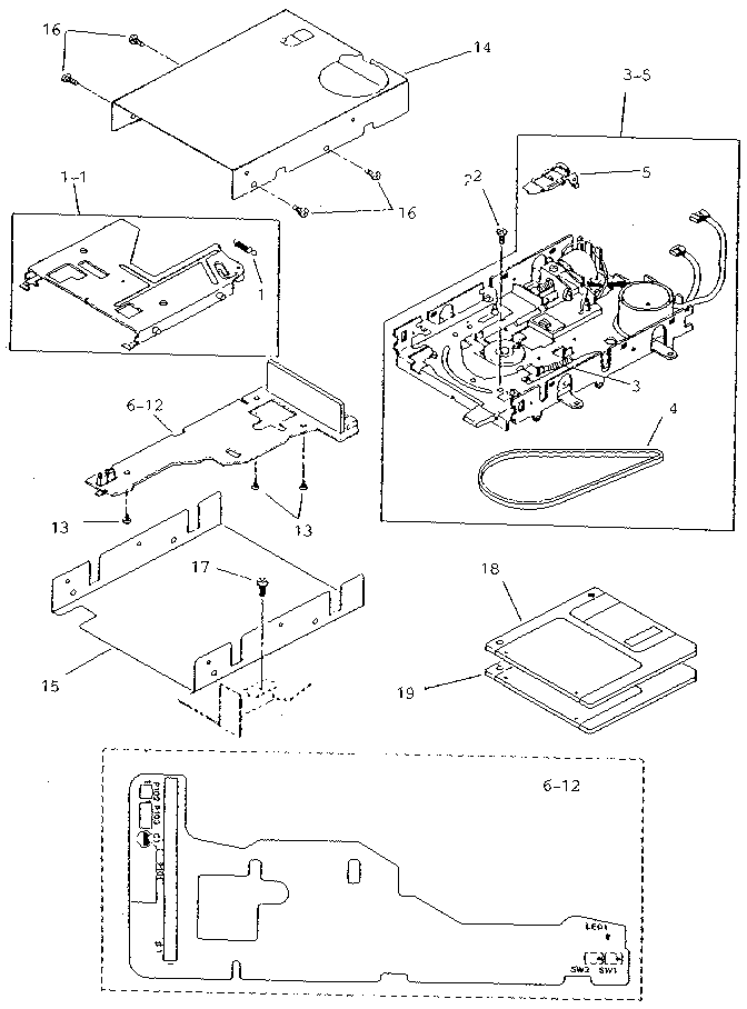 FLOPPY DISK DRIVE ASM.