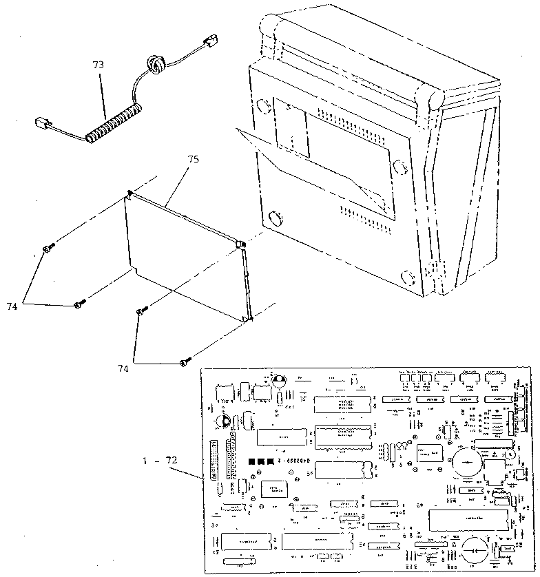 Cpu pcb assembly