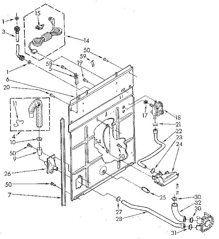 Rear panel