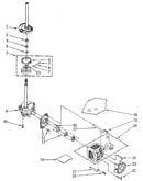Brake, clutch, gearcase, motor and pump