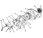 Kenmore 46350 blower assembly diagram