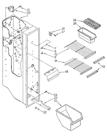 Freezer liner