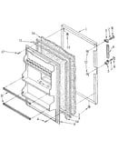 Refrigerator door