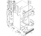 Whirlpool ET22DMXVF00 cabinet diagram