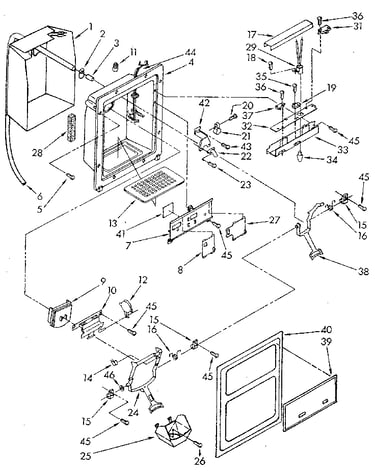 Dispenser front