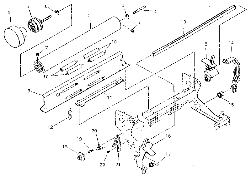 Platen mechanism