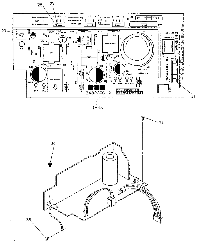 Power supply pcb assembly