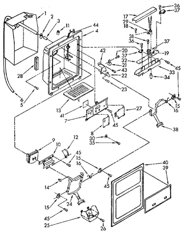 Dispenser front